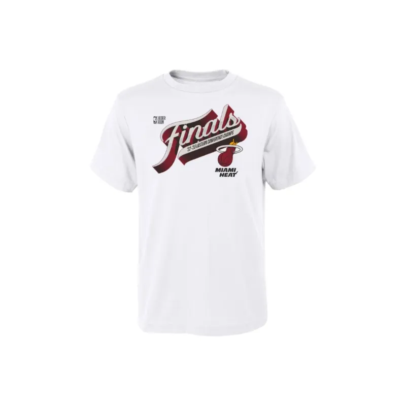 NBA Miami Heat T Shirt Unisex White-2