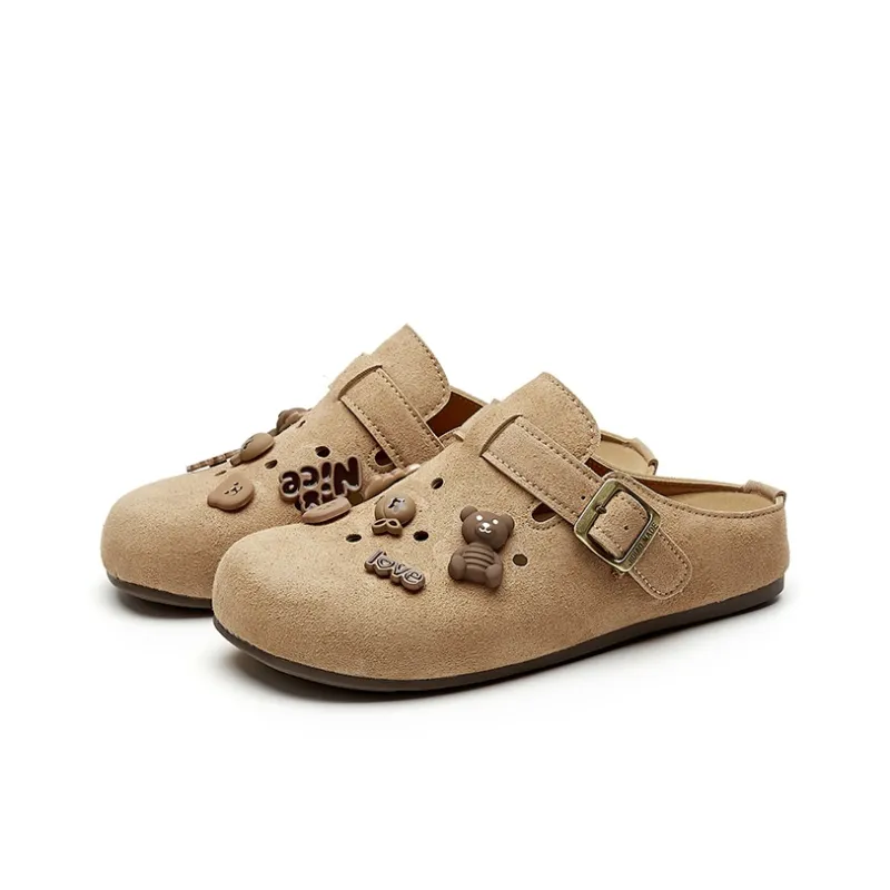 Jin Baichuan Rubber Sole Odor Resistant Slip Resistant Closed Toe Slippers Women's-2