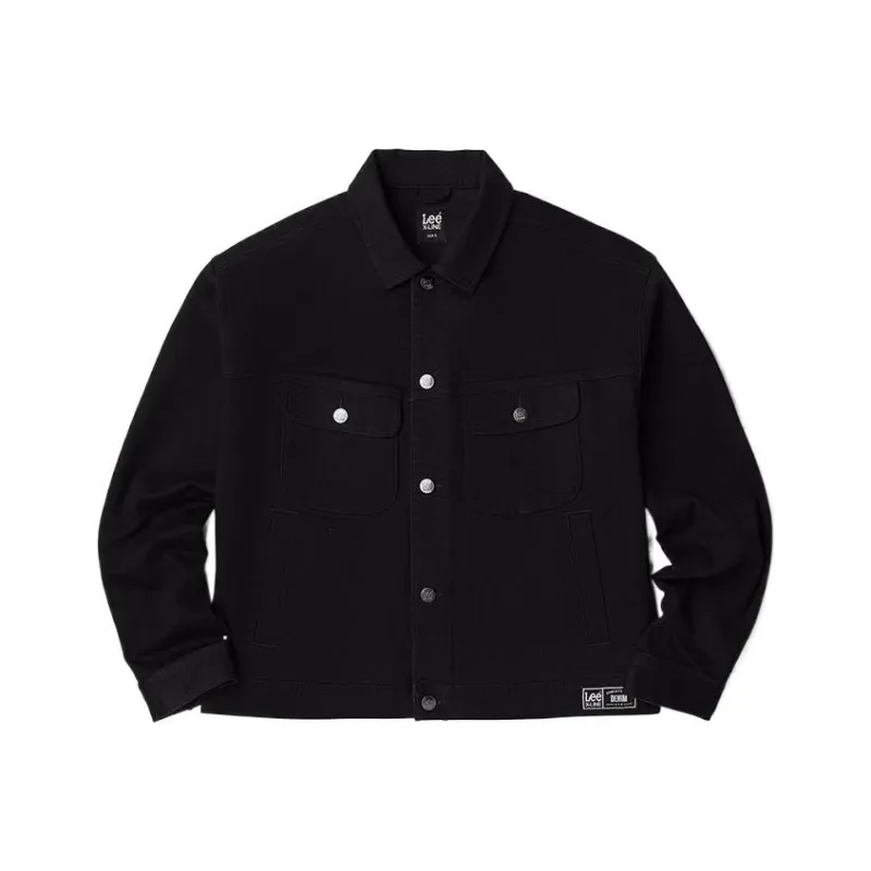 Lee Denim Jackets Men Black-0