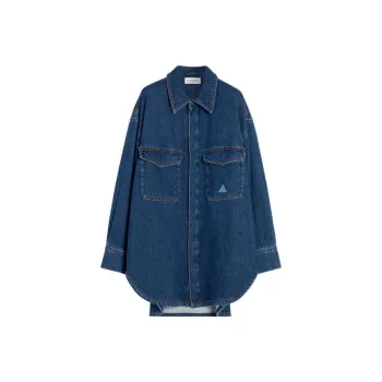 Lanvin Denim Jackets Men Blue