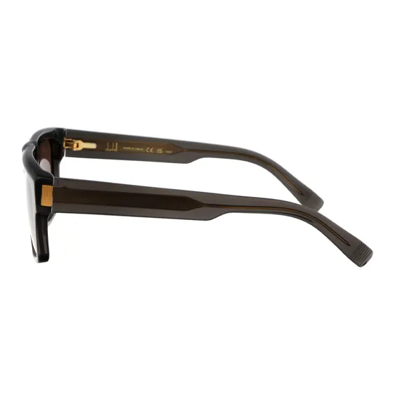 Dunhill Acetate Square Sunglasses Unisex Gray Brown-2