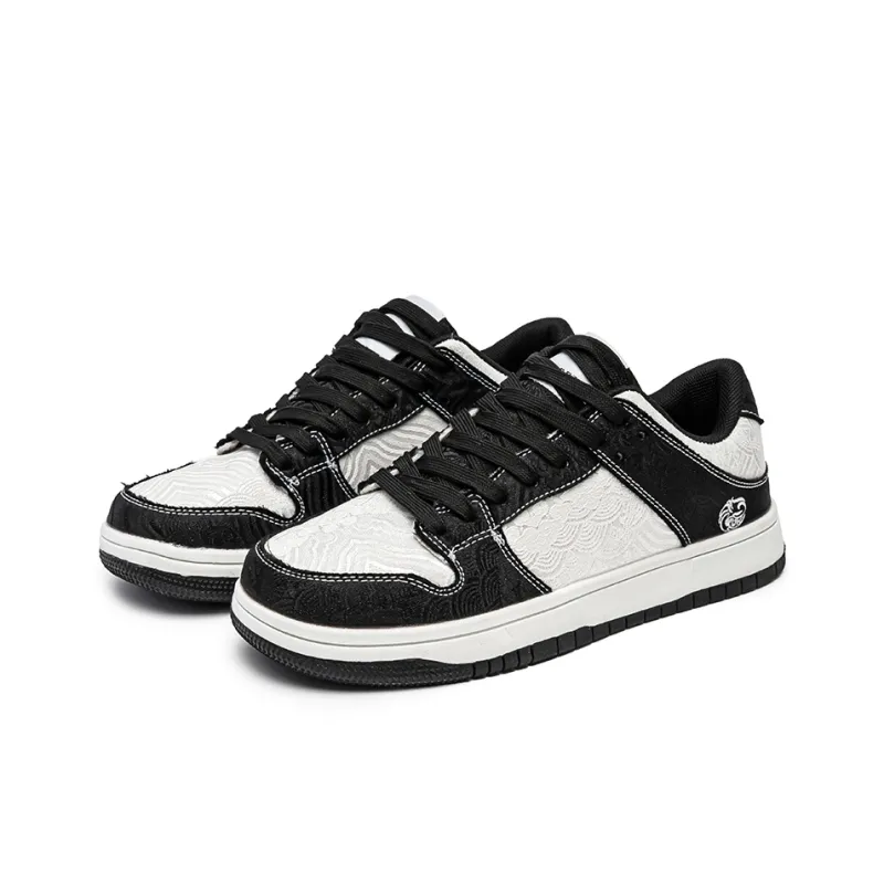 CISSTEG Everyday Commute Chinese Style Casual Anti Slip Wear Resistant Low Top Skateboard Shoes Unisex-7