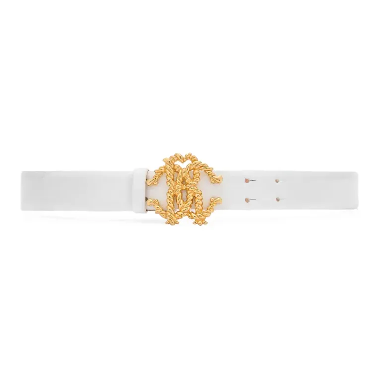 Roberto Cavalli Twisted logo Belt-0