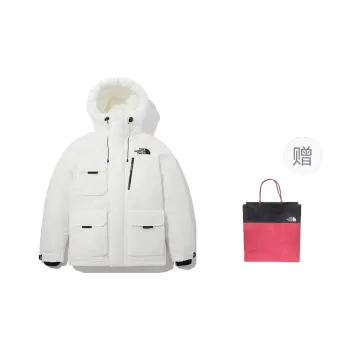 THE NORTH FACE Down Jacket Unisex White Shopping Bag Included