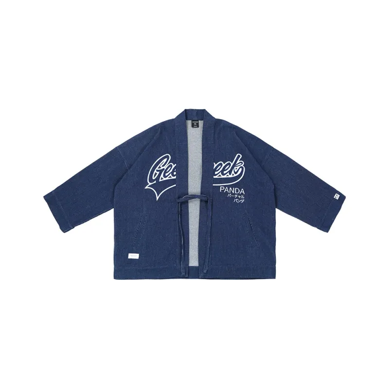 WAYNEXZAVIER Loose Fit Denim Jacket Unisex Blue-0