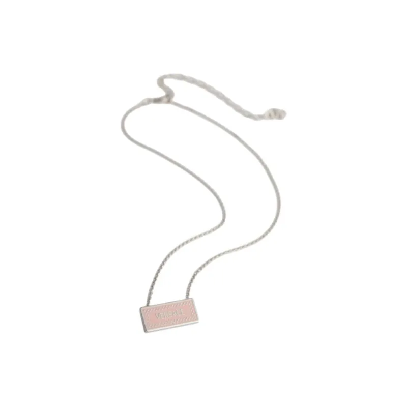 FANSIZHE Metal Necklaces Unisex Pink-1