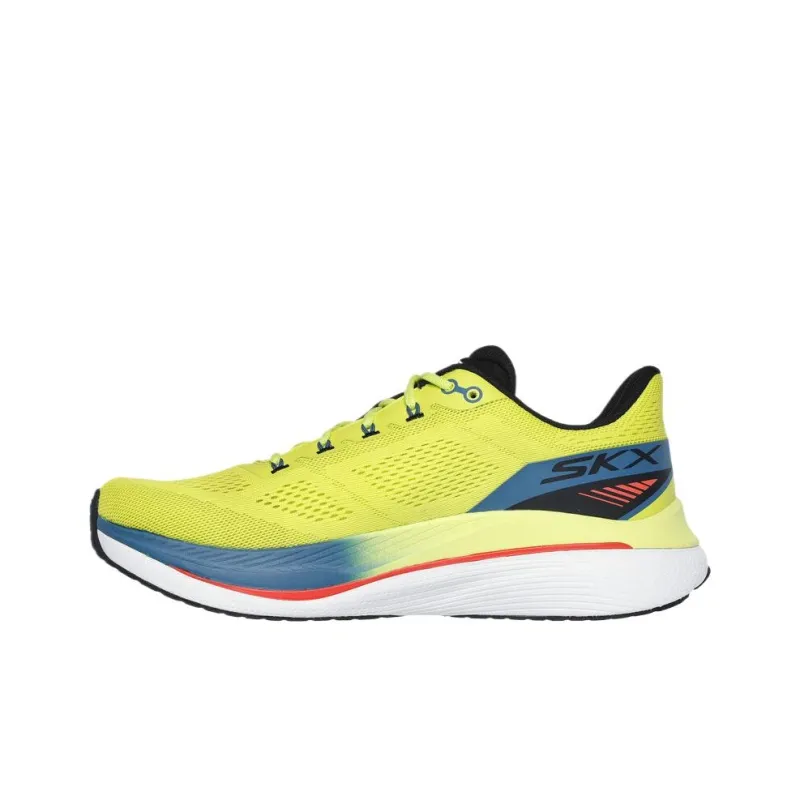 Skechers Max Cushioning Low Top Running Shoes Men's Yellow-1