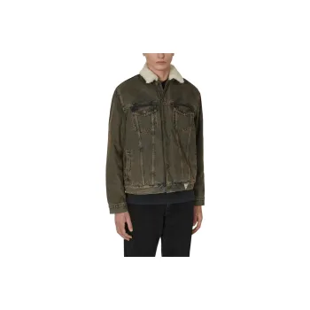GUESS Denim Jackets Men Gray