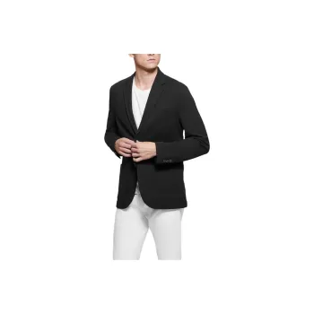 GUESS Eco Tyron Tech-Stretch Blazer Business Suit Men's Black