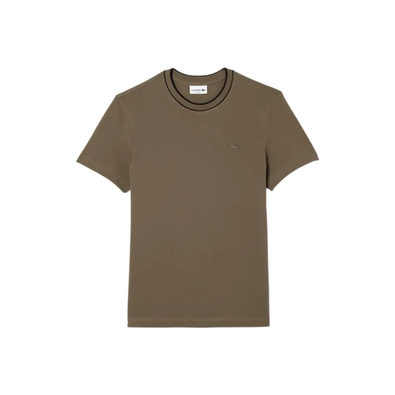 LACOSTE T Shirt Men's Khaki Brown-0