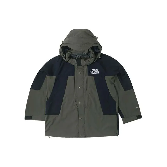 THE NORTH FACE UE Series Water Resistant Windproof Wear Resistant Windbreaker Jacket Men's Green-0
