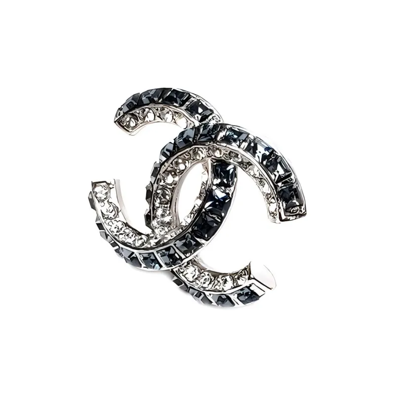 CHANEL Metal Stud Earrings Women's-1