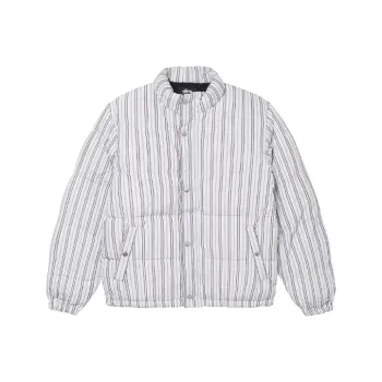 Stussy Down Jackets Unisex White
