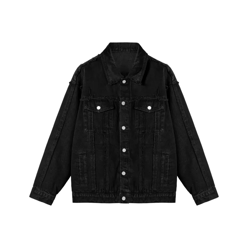 XINYINSU Denim Jacket Unisex White-13