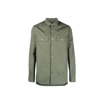 RICK OWENS Cotton Shirt Jacket