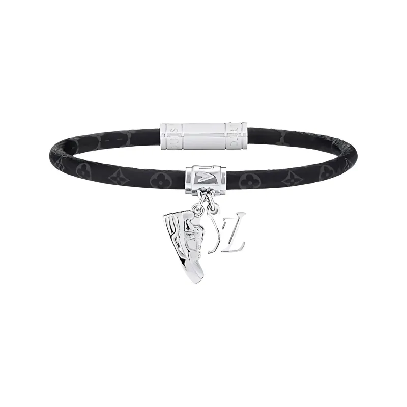 LOUIS VUITTON Icon Trainer Bangles Unisex Black-1