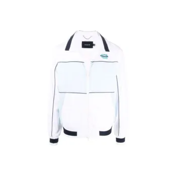 COACH Windbreaker Jacket Men's White