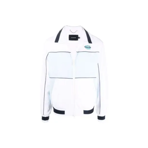 COACH Windbreaker Jacket Men's White