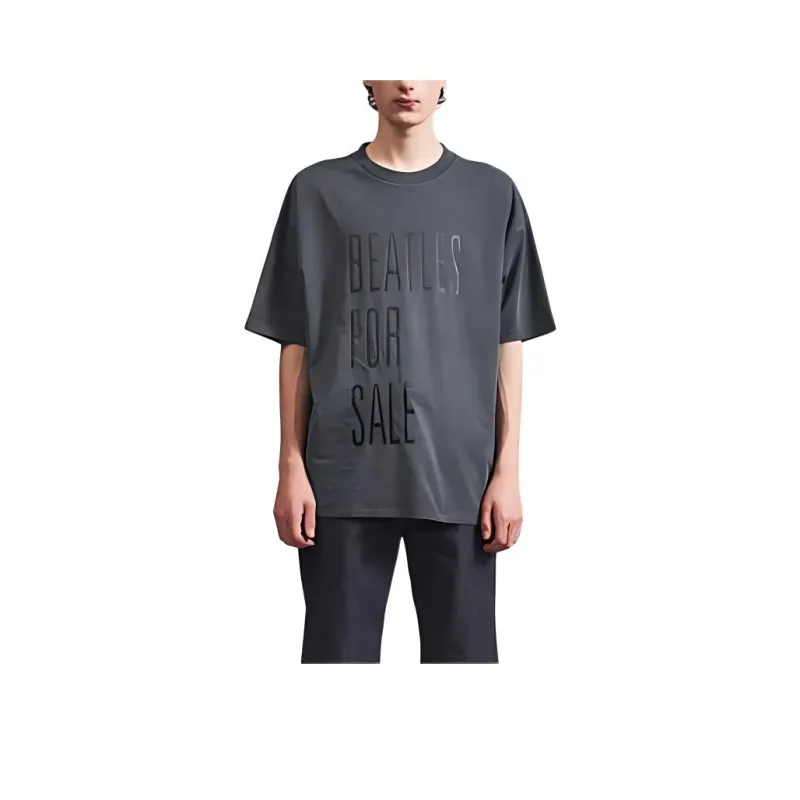Monkey Time THE BEATLES Collaboration T-Shirts Unisex Gray-0