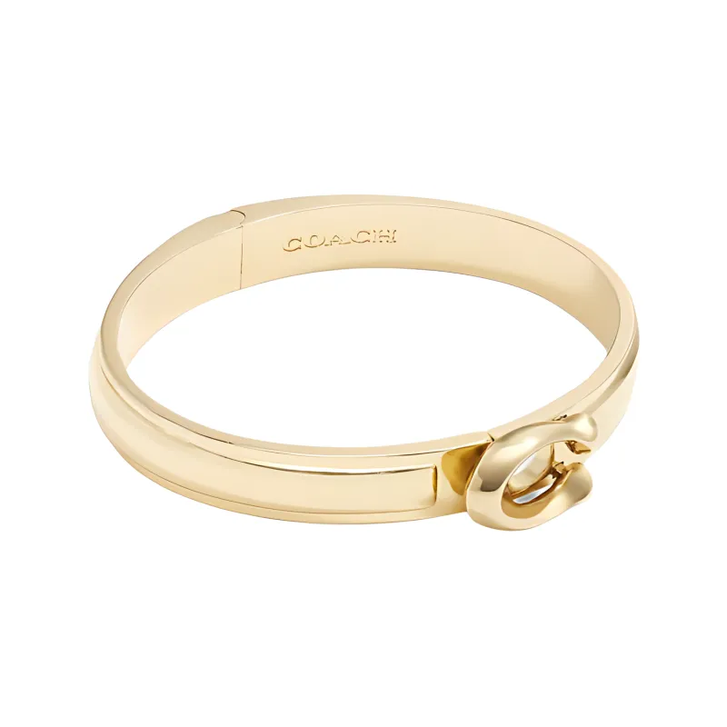 COACH Copper Bangles Unisex Gold-0
