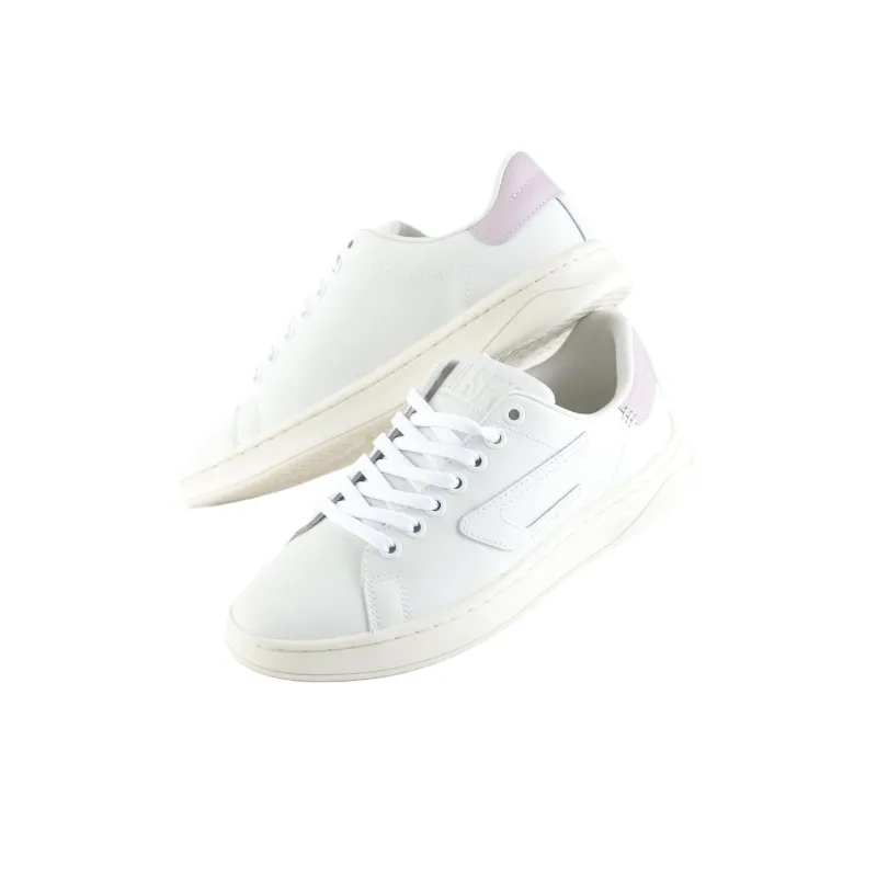 DIESEL S Athene Low Top Skateboard Shoes Women's White-3