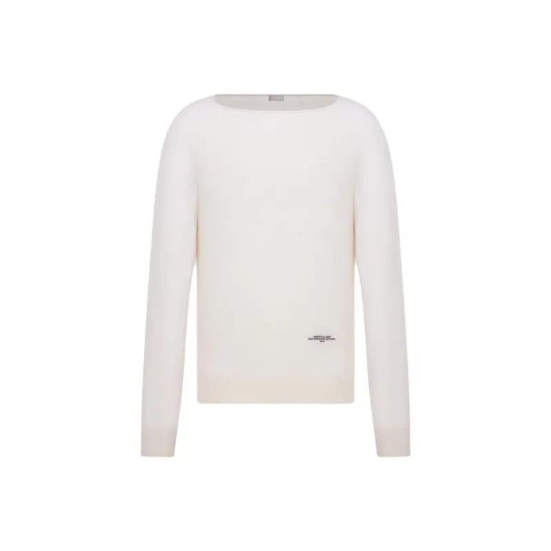 DIOR SS24 Cashmere Sweater Men's White-0