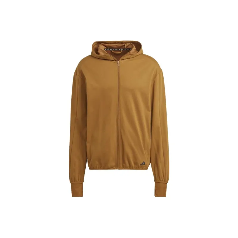 Adidas Yoga Base Training Aeroready Full Zip Hoodie-0