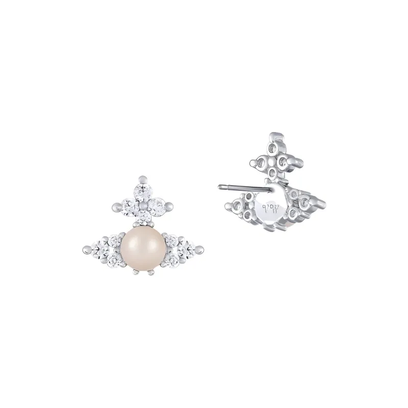 Vivienne Westwood Orb-Shaped Pearl Earrings-1