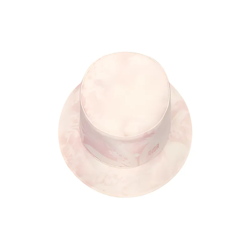 DIOR Cotton-Elastane Blend Bucket Hats Kids' Pink-2