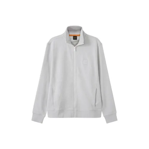 HUGO BOSS SS24 Jackets & Coats Men's Gray White