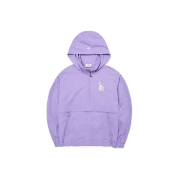 MLB Windproof Quick Dry Windbreaker Jacket Unisex Purple