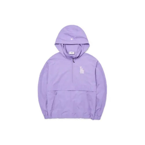 MLB Windproof Quick Dry Windbreaker Jacket Unisex Purple