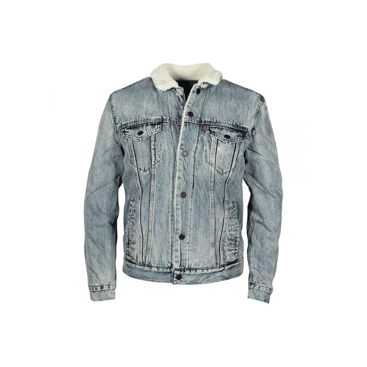 Levis Denim Jackets Men Blue-0