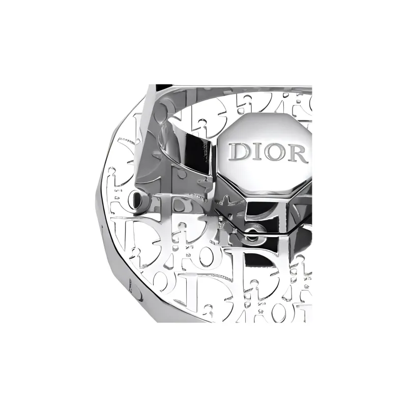 DIOR Brass Phone Accessories Unisex Silver-2