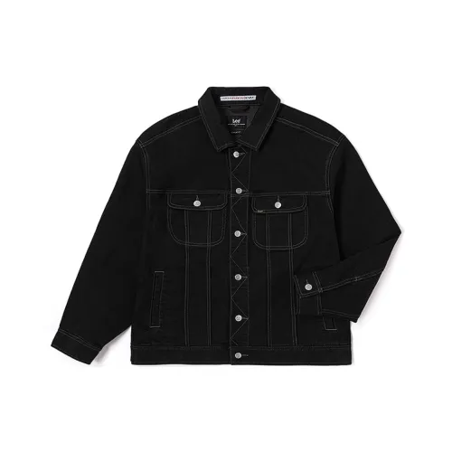 Lee Denim Jackets Men Black
