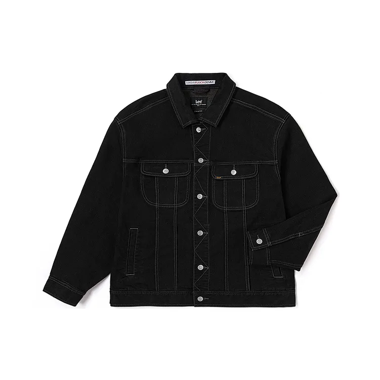 Lee Denim Jackets Men Black-0