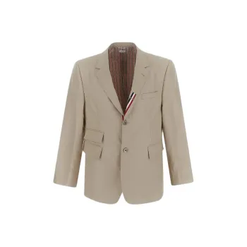 THOM BROWNE Single Breasted Tailored Blazer