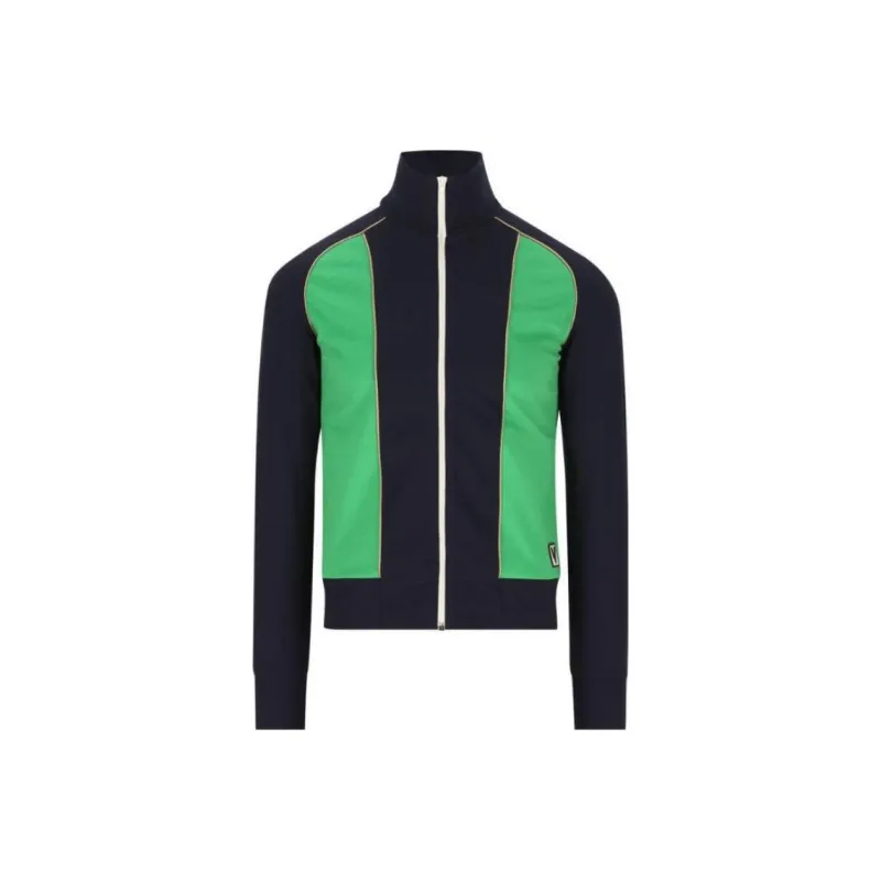 Valentino Zip Up Color Block Sweatshirt-0