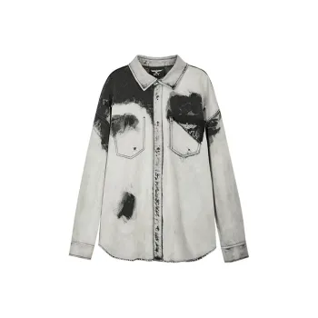 Boy London FW21 Loose Fit Denim Jacket Unisex Gray