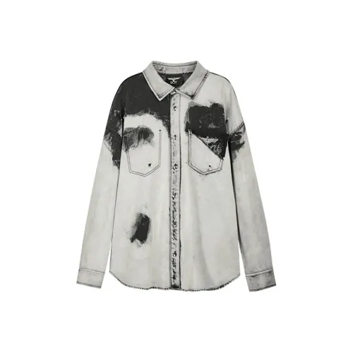 Boy London FW21 Loose Fit Denim Jacket Unisex Gray