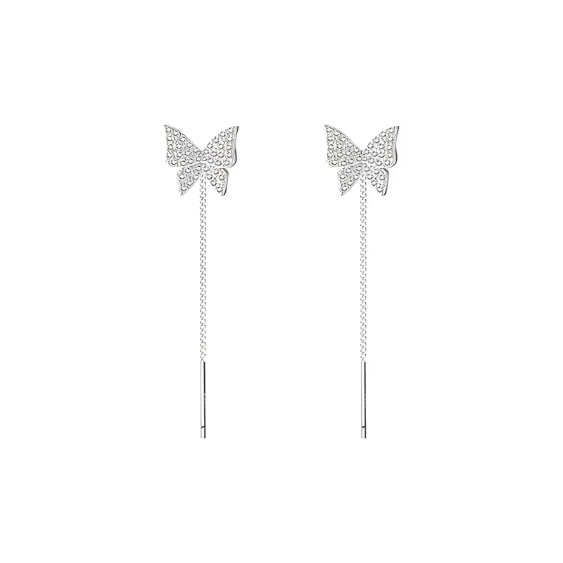 TRVMOE 999 Fine Silver Drop Earrings Women's-0