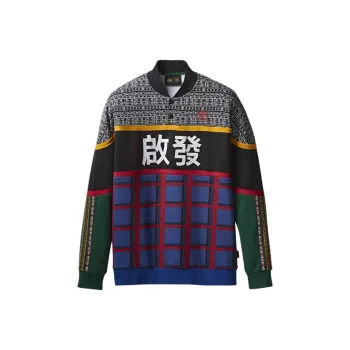 Adidas Originals TREFOIL CREW Pullover Sweater Sweatshirt Men's Black/Blue/Red