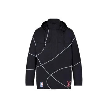 LOUIS VUITTON x NBA New Quarterly Products Of LV Windbreaker Jacket Men's Black