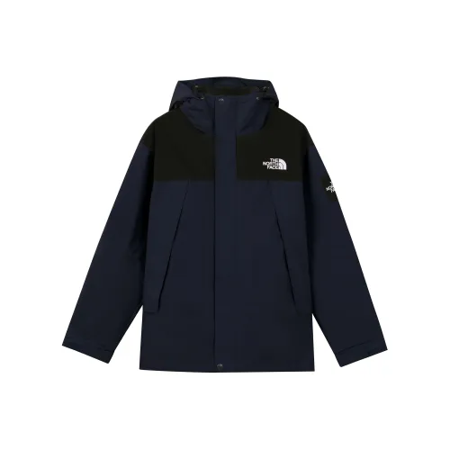 THE NORTH FACE Sports Life Collection Outdoor Hiking Water Resistant Windbreaker Jacket Unisex Navy Blue