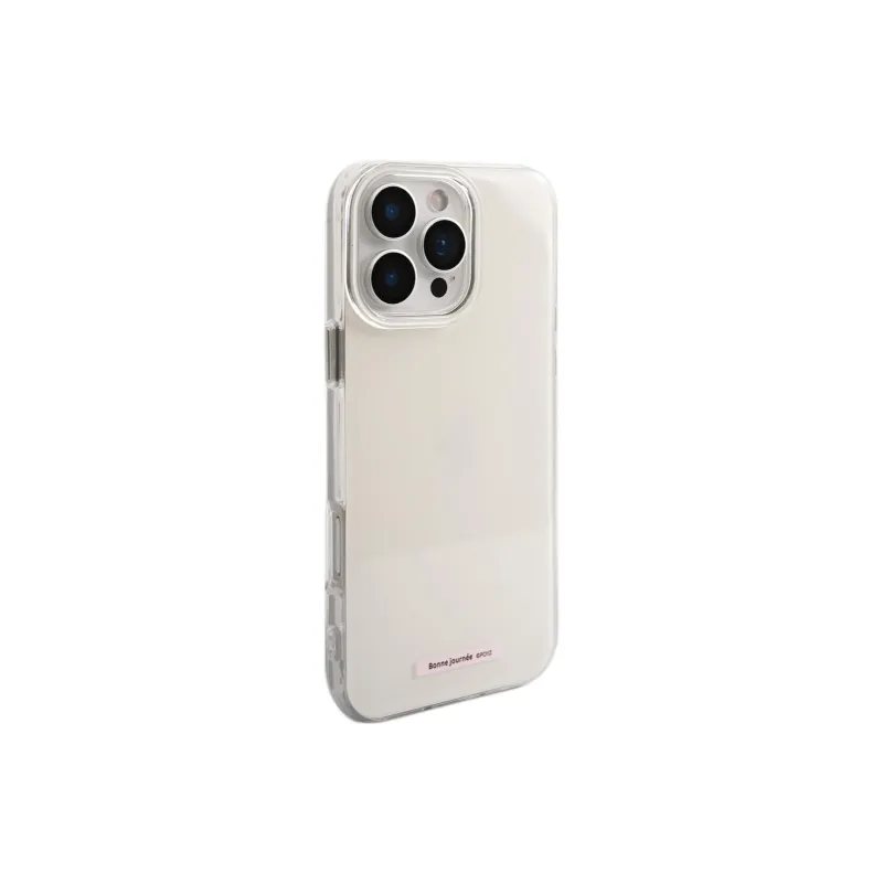 Sopi Acrylic Material English Label Jelly Shell Phone Cases Compatible With IPhone 16/15 Pro Max/Apple 13/14 Pro/Max-11