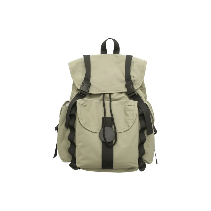 DCLOUD Nylon Backpack Unisex Orange/White/Black/Green/Light Gray-20