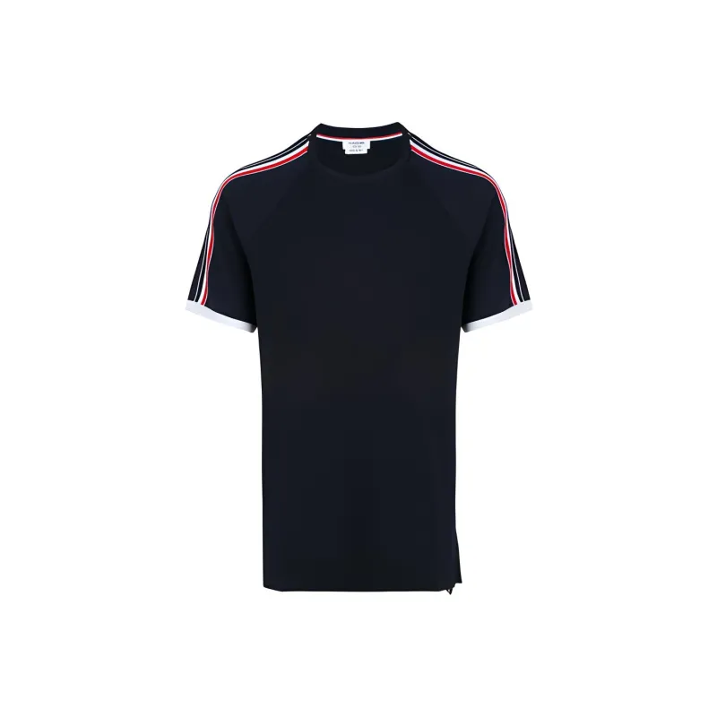 THOM BROWNE Classic Pique Short Raglan Sleeve T-shirt-0