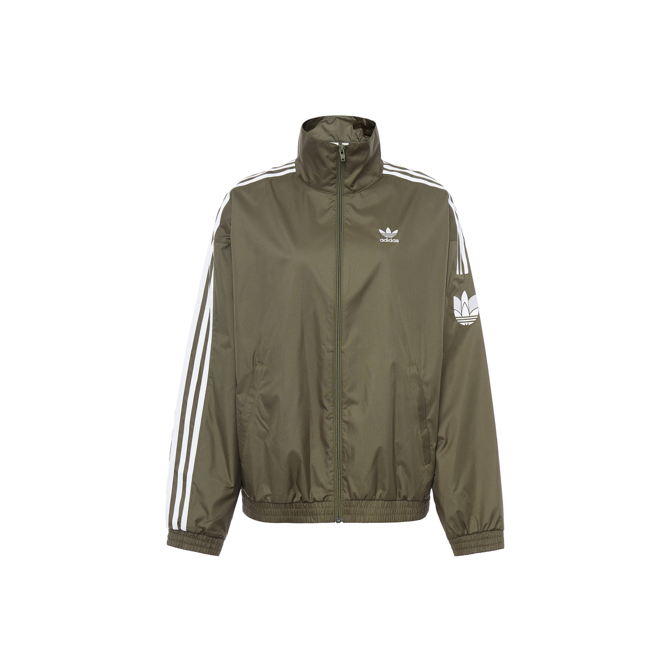 Adidas Originals RETRO TREFOIL Jacket Unisex Olive Green