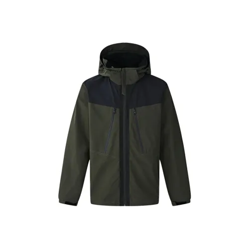 PONY Jackets Coats Unisex Brown Green