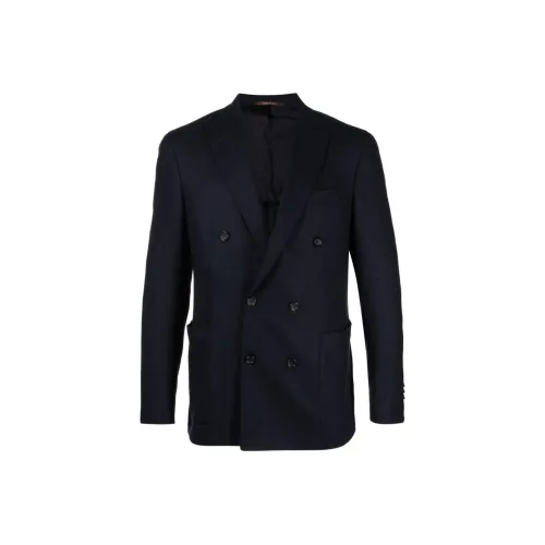 Canali Peak lapels Wool blend Blazer